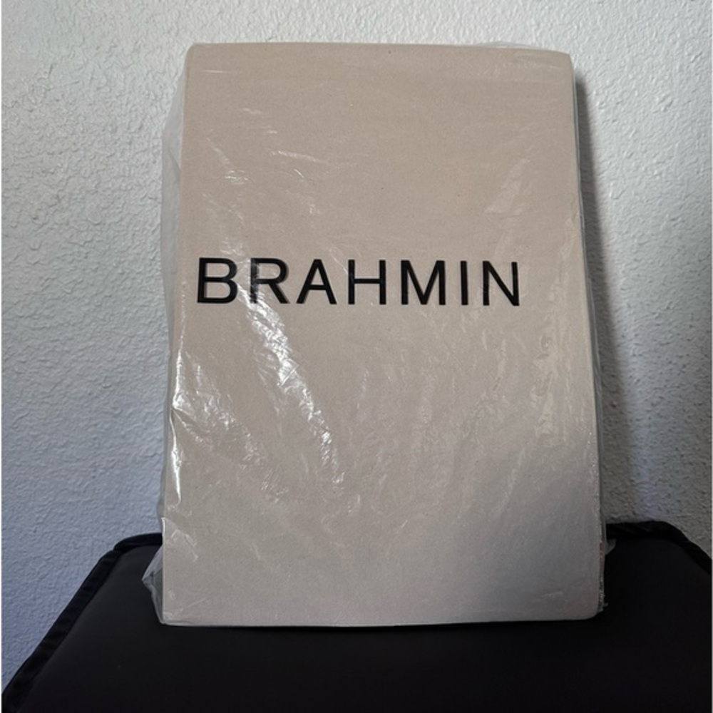 NWT BRAHMIN CAROLINE SATCHEL CROC-EMBOSSED LEATHER SHOULDER BAG FLORAL PRINT‎ - Picture 15 of 15